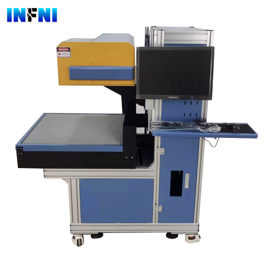  100w 800*800mm RF tube CO2 laser marking machine