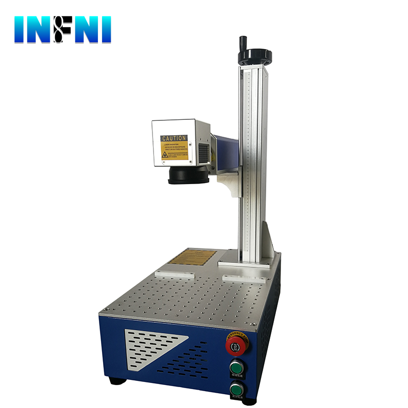 Optical Mini Portable Fiber Laser Marking Engraving Machine 