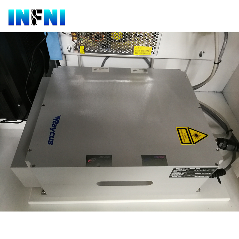 On line fiber Laser Marking Machine for production line Plastic